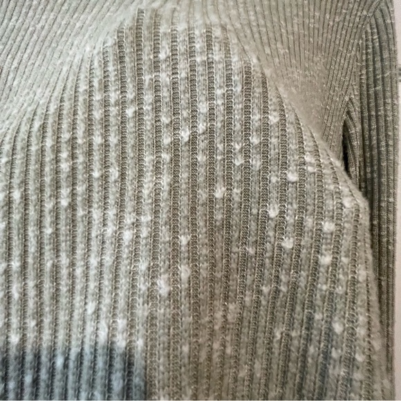 Eclipse Ribbed Knit Top in Light Gray size extra small - Picture 6 of 10